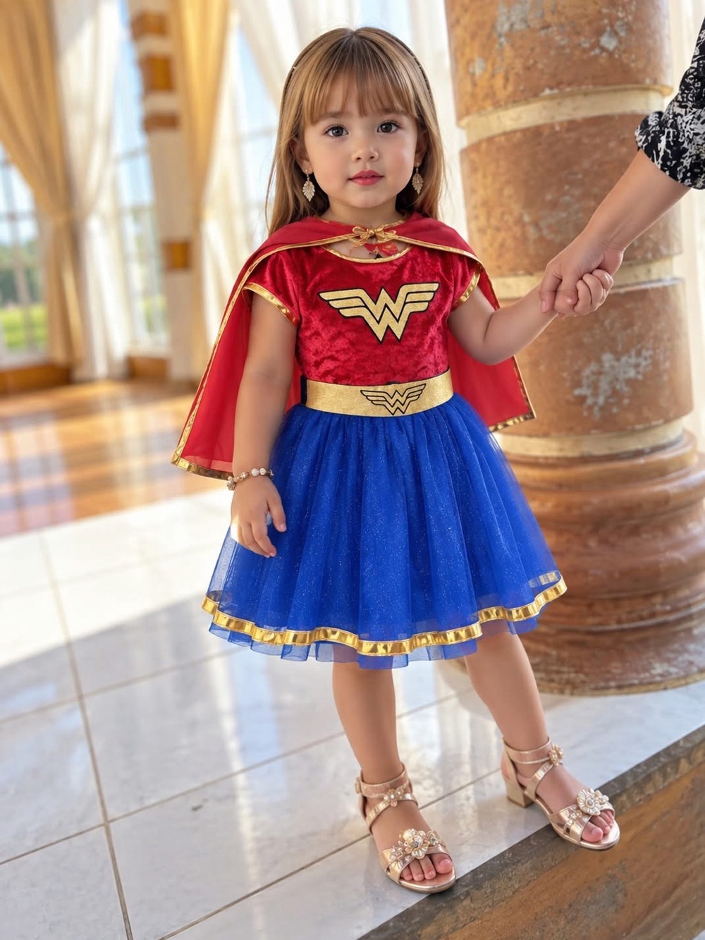 Wonder Woman costume girl